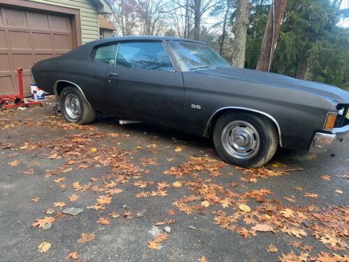 1972 Chevy CHEVELLE Coupe Black RWD Manual