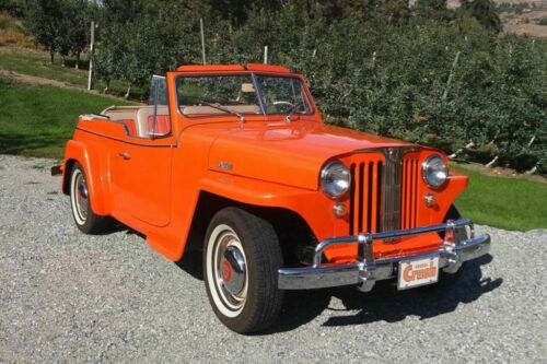 1948  JEEPSTER FULLY RESTORED FANTASTIC INSIDE AND OUT COLLECTOR QUALITY!