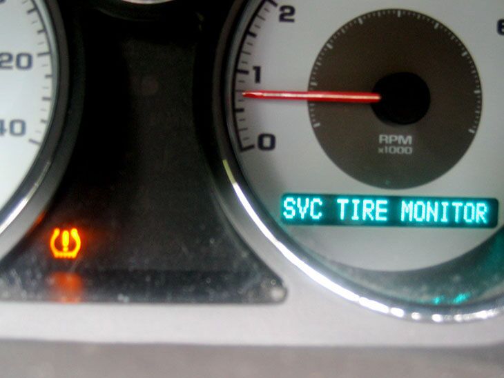 Svc Tire Monitor Chevy Malibu