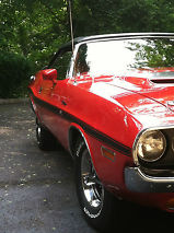Mint 1970 Challenger Convertible R/T Clone, New Restoration, Red/Red/Black Top image 2