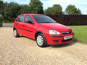2005 (55) VAUXHALL CORSA LIFE TWINPORT RED image 1