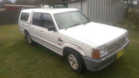 1995 Ford Courier crew cab ute, 12 months rego, great cheap ute image 2