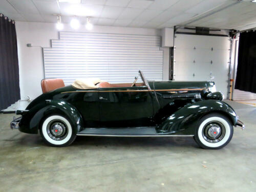 1936 Packard 1201,427 Miles Dark Green Classic Car Select Manual image 2