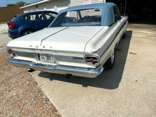 1963 Plymouth Fury convertible 14,000 Miles White American Muscle Car Select 4 S image 4