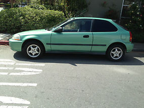 1996 Honda Civic CX Hatchback- Rare Medoul Green- Automatic- Well Maintained!