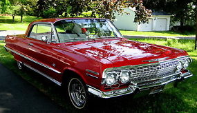 1963 SS Coupe,Fully Restored,Stunning Red/White,350 LT1 w/Trips,PS,PB,Posi, Mint