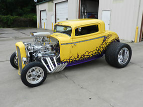 wicked yellow 1932 blown coupe (over 120k in receipts) image 1