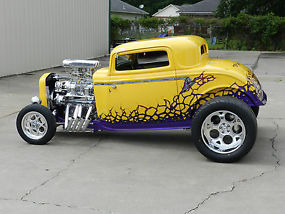 wicked yellow 1932 blown coupe (over 120k in receipts) image 5