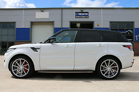 Land Rover Range Rover Sport Hse Dynamic White With Red Pimento Interior
