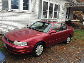 1994 Red Toyota Camry Le 2 Door Coupe V6 Engine Leather Interior