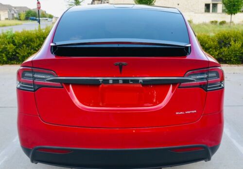 2021 Tesla Model X SUV Red AWD Automatic image 2