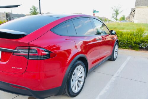 2021 Tesla Model X SUV Red AWD Automatic image 3