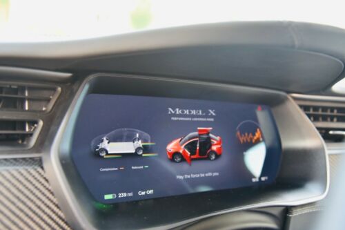 2021 Tesla Model X SUV Red AWD Automatic image 7