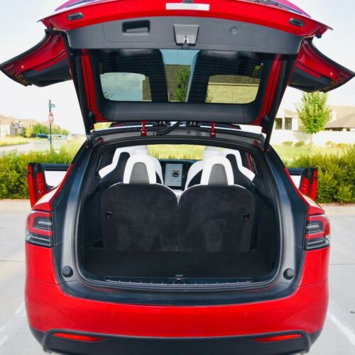 2021 Tesla Model X SUV Red AWD Automatic image 8