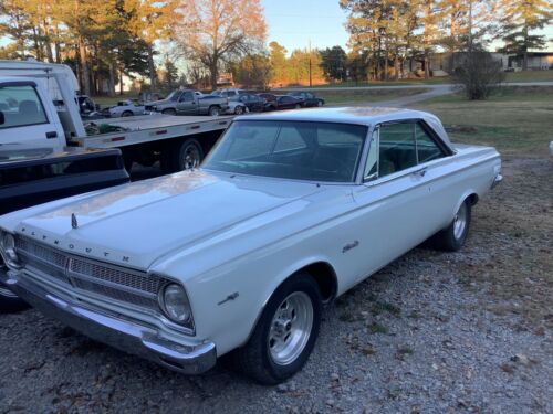 1965 Plymouth Satellite Coupe White RWD Manual