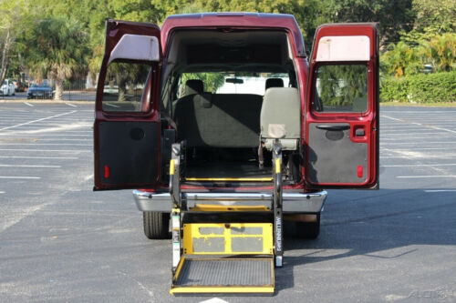 2010 Ford E-350 Handicap Wheelchair Hightop Mobility Van Rear Entry Power Ramp image 1