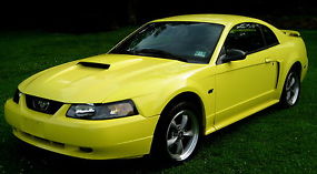 2002 GT,Rare Zinc Yellow,4.6L V-8,Auto,Leather,Premium Mach1 Stereo,1 Owner,Mint