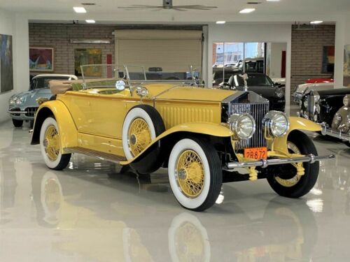 1928 Rolls-Royce Phantom I73920 Miles Yellow Ascot Dual Cowl Phaeton image 1