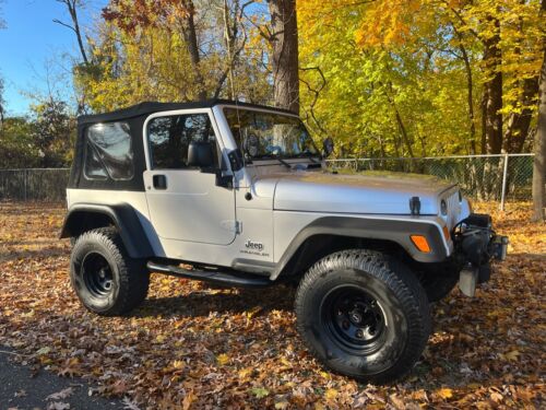 2005 Jeep Wrangler 126705 Miles, 126705 Miles Bright Silver Metallic Clearcoat S image 4