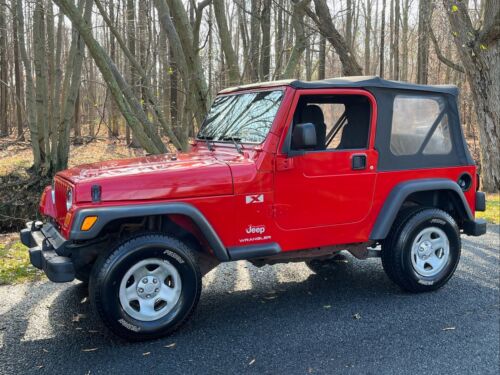 2003 Jeep Wrangler 142,971 Miles, 142,971 Miles Flame Red Clearcoat SUV 4.0L NA image 5