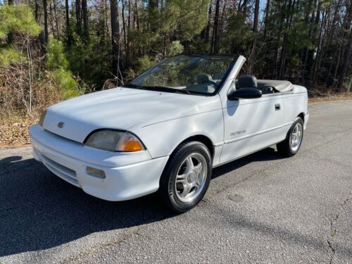 1992  Metro Convertible White FWD Automatic LSI SPRINT CL