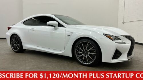 2015  RC-F3941 Miles, Ultra White 2DR 5.0L V8 467hp 389ft. lbs. Automatic
