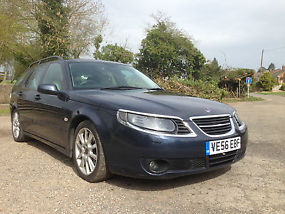 2007 Saab 9-5 Vector Sport Estate VGC with leather heated seats & all the extras image 1