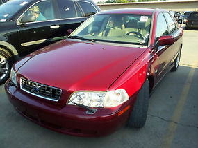 2004 VOLVO S40 FULLY LOADED, 150K MILES, SUNROOF, CLEAN LEATHER SEATS, RED