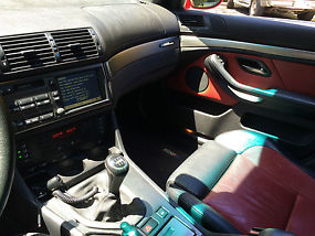BMW M5 E39, RARE red Color, RARE Options, RARE two tone interior,Low Miles 90K image 8