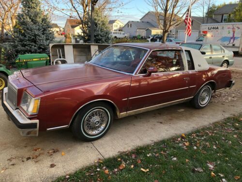 1979 Buick Regal 3.8 Coupe Red RWD Automatic
