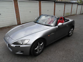 1999 Honda S2000, Silverstone Grey / Red Leather, Great Condition, 53000 miles