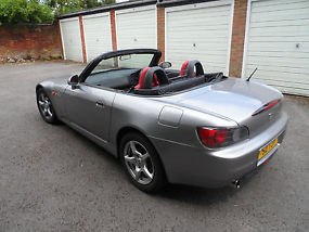 1999 Honda S2000, Silverstone Grey / Red Leather, Great Condition, 53000 miles image 3
