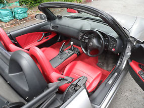 1999 Honda S2000, Silverstone Grey / Red Leather, Great Condition, 53000 miles image 4