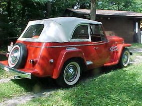 1948 Willys -Overland Jeepster Pheaton Convertible V6 Auto Power Brakes image 3