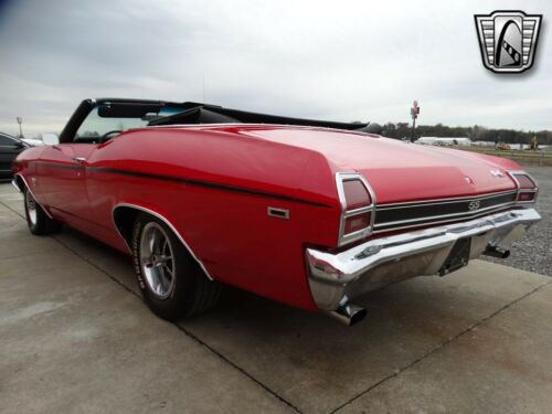 Red 1969 Chevrolet Chevelle Convertible 396 CID V8 FI 3 Speed Automatic Availabl image 5