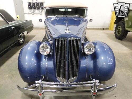 Turquoise 1937 Packard ConvertibleV-8 Big Block 502cid 3 Speed Automatic Avail image 6