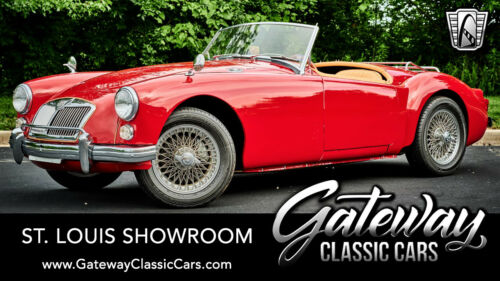 Red 1961 MG MGAInline 4 4 Speed Manual Available Now!