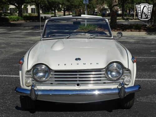 White 1966 Triumph TR4 Roadster 2300CC 4 cylinder 4 speed manual Available Now! image 2
