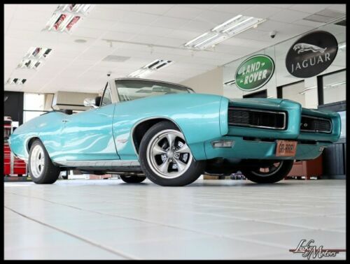 1968 Pontiac GTO Convertible 20150 Miles Teal Blue ConvertibleAutomatic image 5