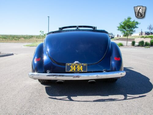 Blue 1940 Ford Deluxe Convertible 350 CID V8 3 Speed Automatic Available Now! image 8