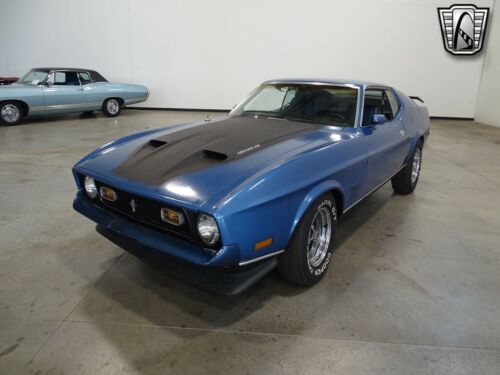 Blue 1971 Ford Mustang 2 Doors 429ci Big Block V-83 Speed Automatic Available image 2