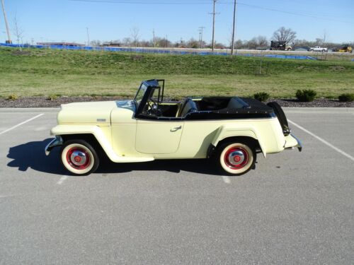 Nassau Cream 1950 Willys JeepsterL-134 4 Cylinder3 Speed Manual Available No image 3