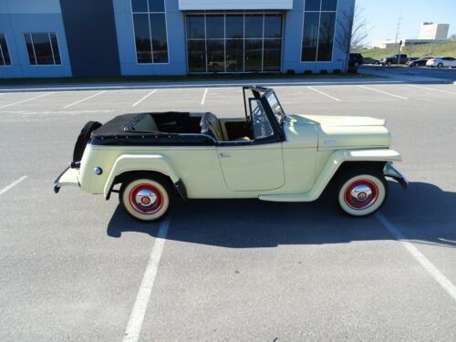Nassau Cream 1950 Willys JeepsterL-134 4 Cylinder3 Speed Manual Available No image 7