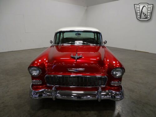 Raspberry Red/Pearl 1955 Chevrolet Bel Air350 CID V8 4 Speed Automatic Availab image 2