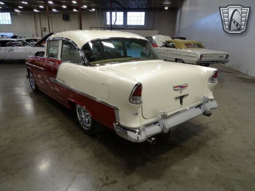 Raspberry Red/Pearl 1955 Chevrolet Bel Air350 CID V8 4 Speed Automatic Availab image 5