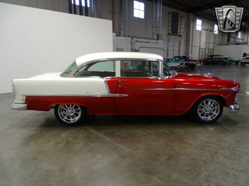 Raspberry Red/Pearl 1955 Chevrolet Bel Air350 CID V8 4 Speed Automatic Availab image 8