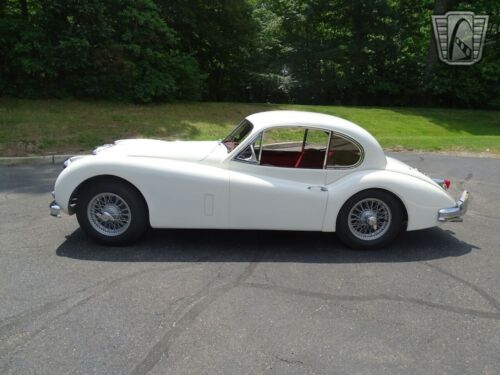 White 1956 Jaguar XK140I64 speed manual Available Now! image 2