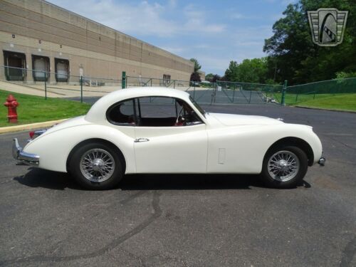 White 1956 Jaguar XK140I64 speed manual Available Now! image 6