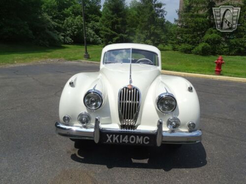 White 1956 Jaguar XK140I64 speed manual Available Now! image 8