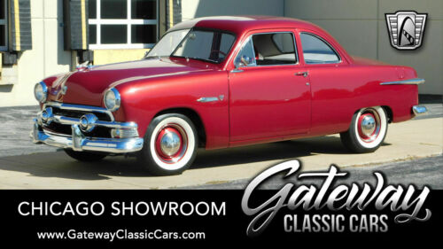 Burgundy 1951 Ford Business CoupeFlat Head V8 2 speed automatic Available Now!